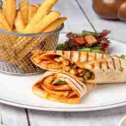 Harissa Cottage Cheese Wrap