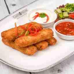 Crumbed Fried Mac & Cheese