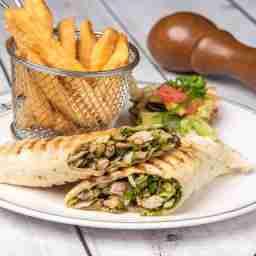 Cilantro-Jalapeno Chicken Wrap