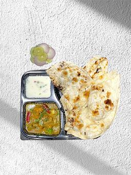 Butter naan -kadai wala chicken combo