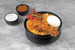 Chicken hyderabadi dum biryani