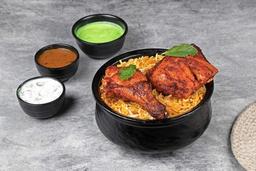 Tandoori chicken biryani