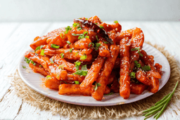 Honey chilli potato