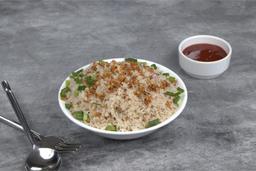 Burnt garlic veg fried rice