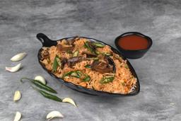 Mushroom chilli garlic fried rice
