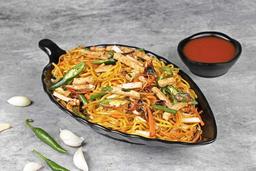 Paneer chilli garlic noodles
