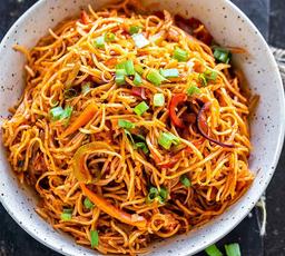 Schezwan veg noodles