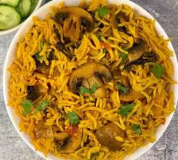 Mushroom biryani