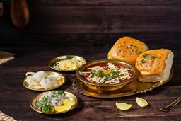 Cheese pav bhaji