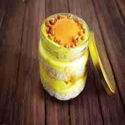 Butterscotch jar cake