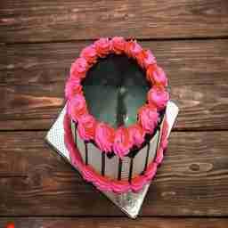 Classic blueberry cake eggless