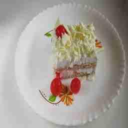 White forest pastry