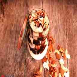 Dry fruits vanilla ice cream