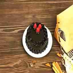 Mini chocolate truffle tiffin cake [300 gms]