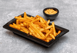 Peri peri fries [cheese dip]