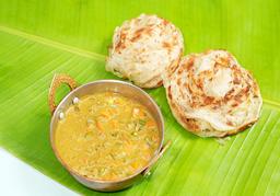 Bun parotta and veg kuruma