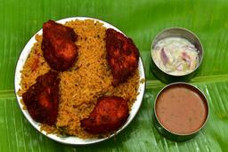 Biryani rice  & chicken 65