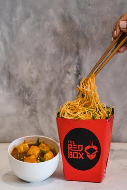 Chicken schezwan noodles & chilli garlic chicken little box