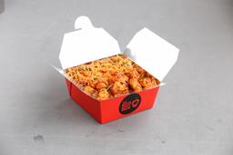 Chicken schezwan fried rice with dragon chicken