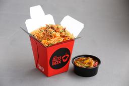 Beef schezwan fried rice & chilli beef