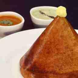 Butter plain dosa