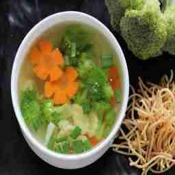 Veg clear soup