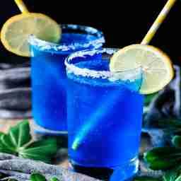 Blue lagoon mocktail