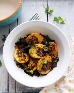 Egg pepper fry