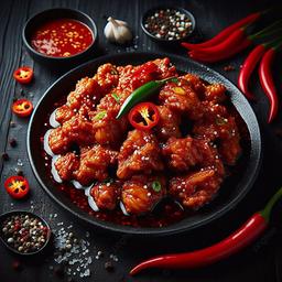 Chilli chicken (chinese bl)