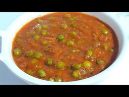 Green peas green masala