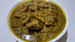 Pork green masala curry