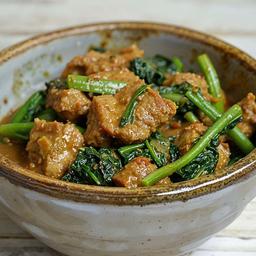 Pork saag curry (nepali