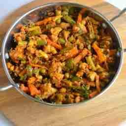 Mix vegetable sukka