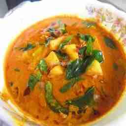 Bread fruit curry (geegujje)