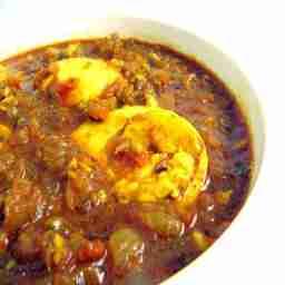 Egg mushroom curry