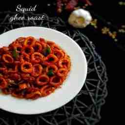 Squid ghee roast