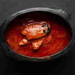 Seer fish pulimunchi curry (spicy & tangy)