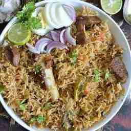 Mangalorean mutton biriyani