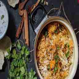 Mangalorean mushroom biriyani
