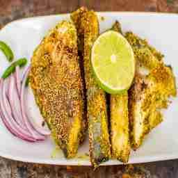 Creamy pan fried pomfret