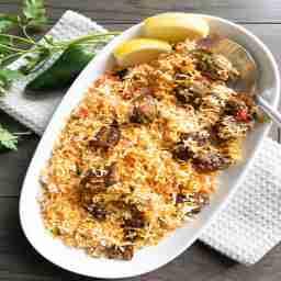Mangalorean chicken biriyani + gulab jamun