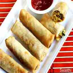 Healthy veg roll