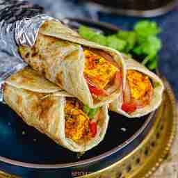 Healthy paneer roll