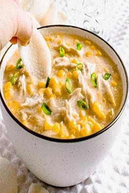 Chicken sweet corn soup
