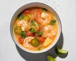 Seafood hot & sour soup