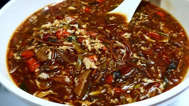 Seafood manchow soup