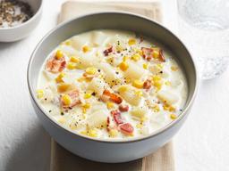 Seafood sweet corn soup