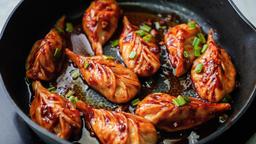 Pork chilli momos