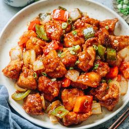 Chicken hong kong style dry