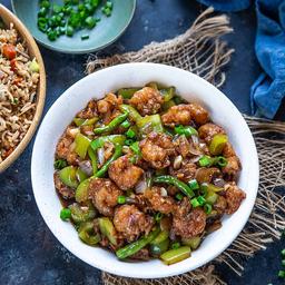 Prawn chilli dry